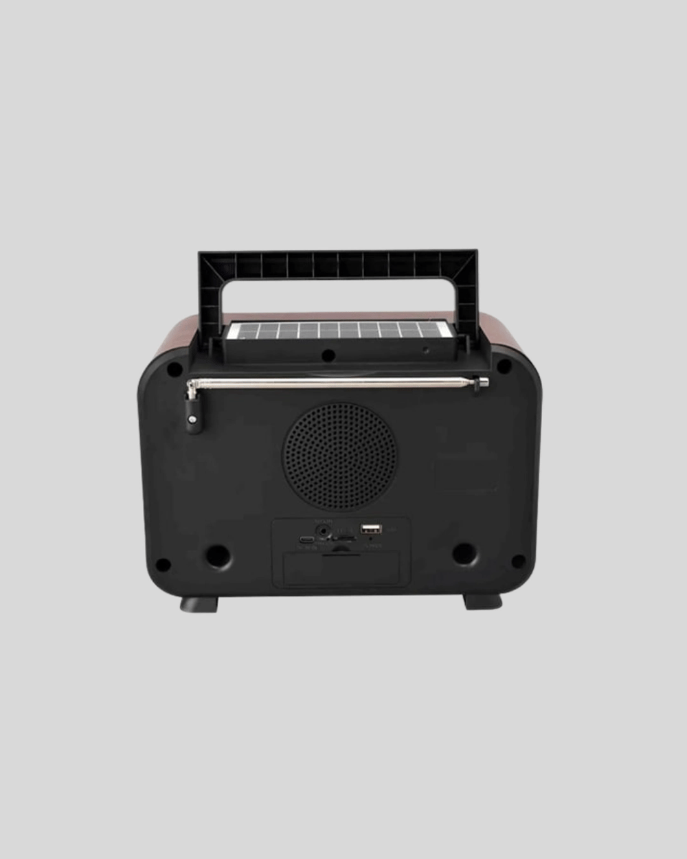 Şömine Efektli Solar Hoparlör Bluetooth 5.3 Radyo AUX USB TF Destekli