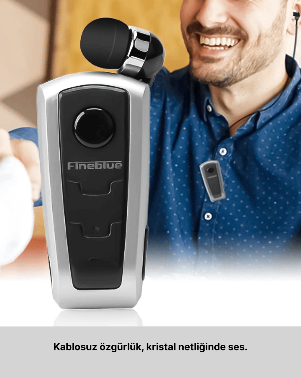 Spor ve Seyahat İçin Fineblue F910 Kablosuz Kulaklık Yeni Nesil