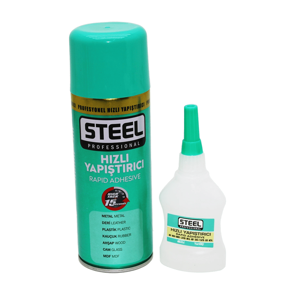 Steel 400ml+60gr Büyük Hızlı Yapıştırıcı Bx40