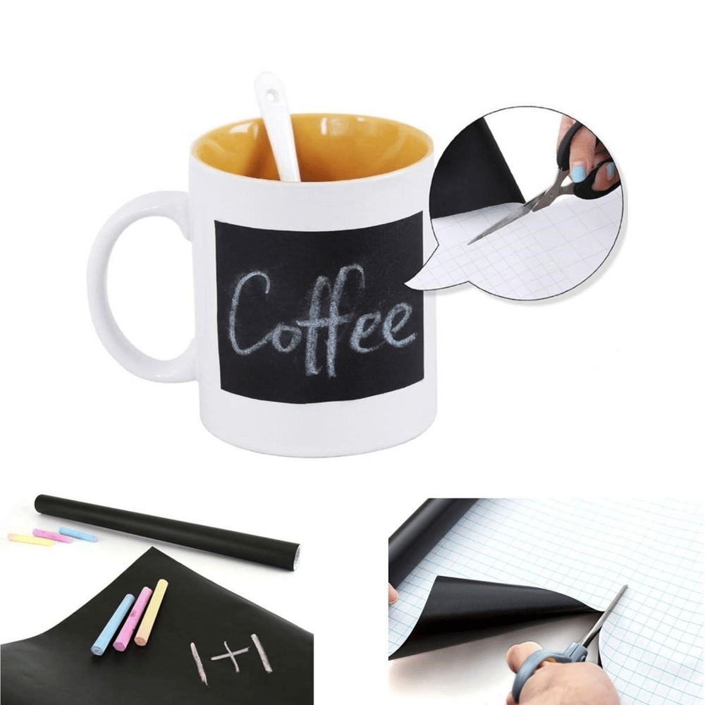 Sticker Rulo Yapışkanlı Çocuk Yazı Yazma Tahtası Yazı Yazma Sticker Bx40