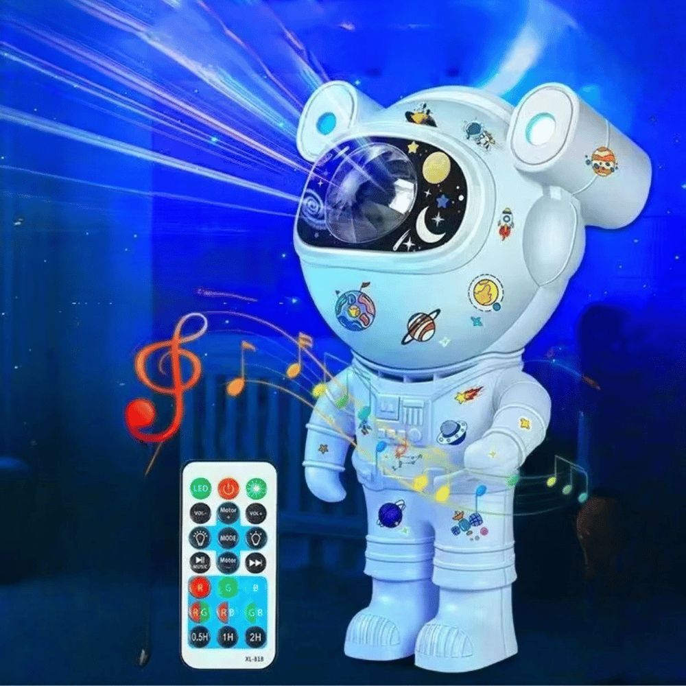 Stickerlı ,kumandalı Astronot Model Gece Lambası Bx40