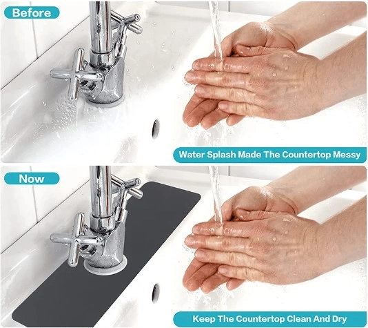 Su Emici Sihirli Lavabo Kenar Matı 38x13cm Bx40