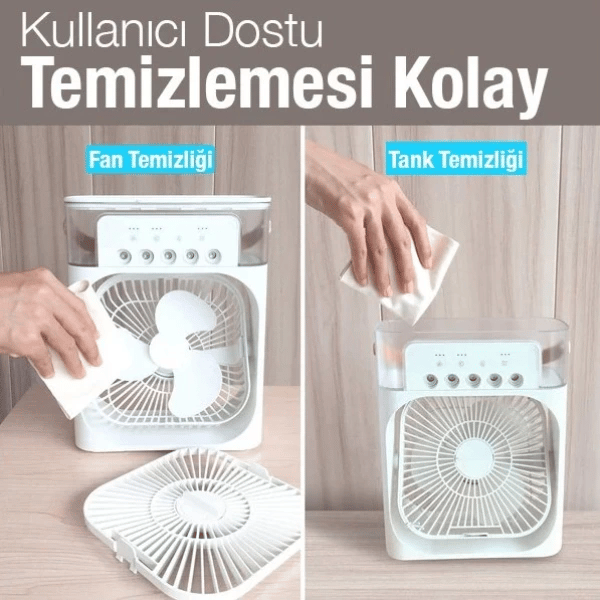 Su Hazneli Masa Vantilatörü