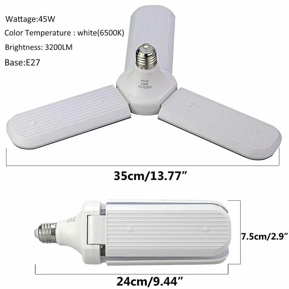 Sunlife Beyaz Işık 3 Pervaneli 45 Watt Tasarruflu (3936)