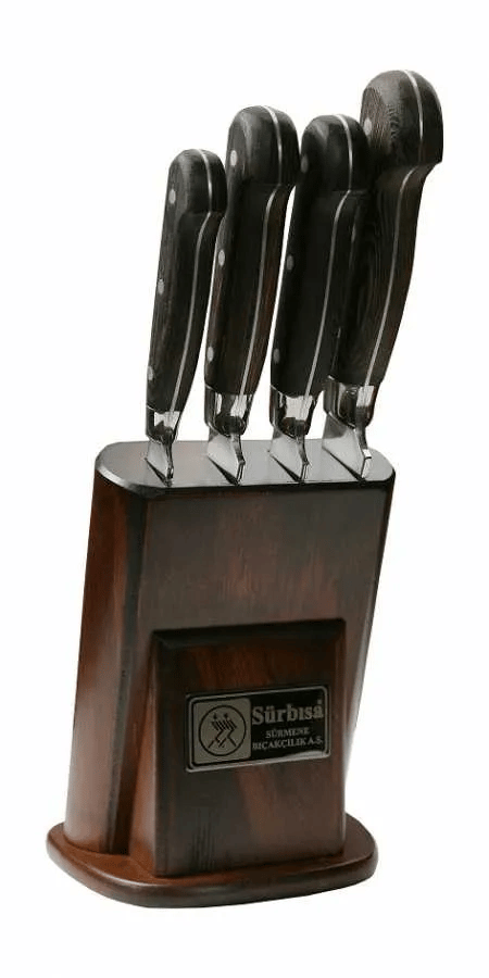 Sürbısa 61502ym - Sürmene Yöresel Mutfak Bıçağı Seti - 4 Lü Set