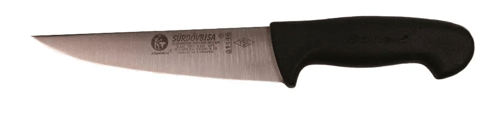 Sürmene Sürdövbısa 61146 Kasap Kurban Sıyırma Bıçağı 16,5 Cm, Plastik Sap