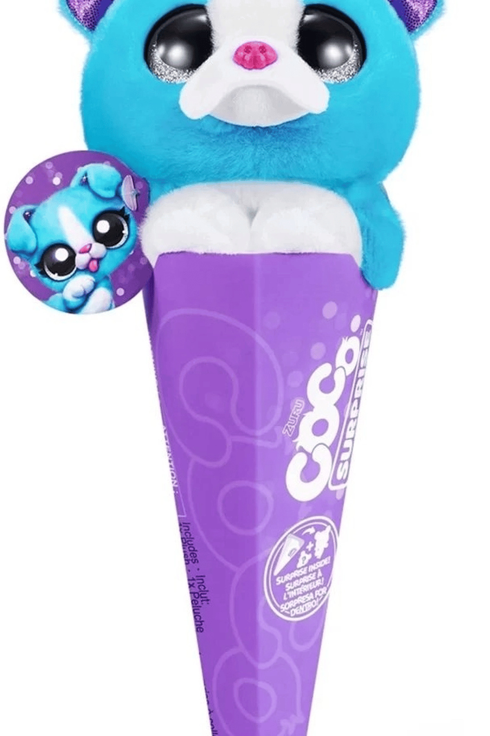 Sürpriz Bebekli Koni Peluş Coco 28 cm - 6 Karakterden Rastgele 1 Adet, 3+ Yaş Hediye BX-313656