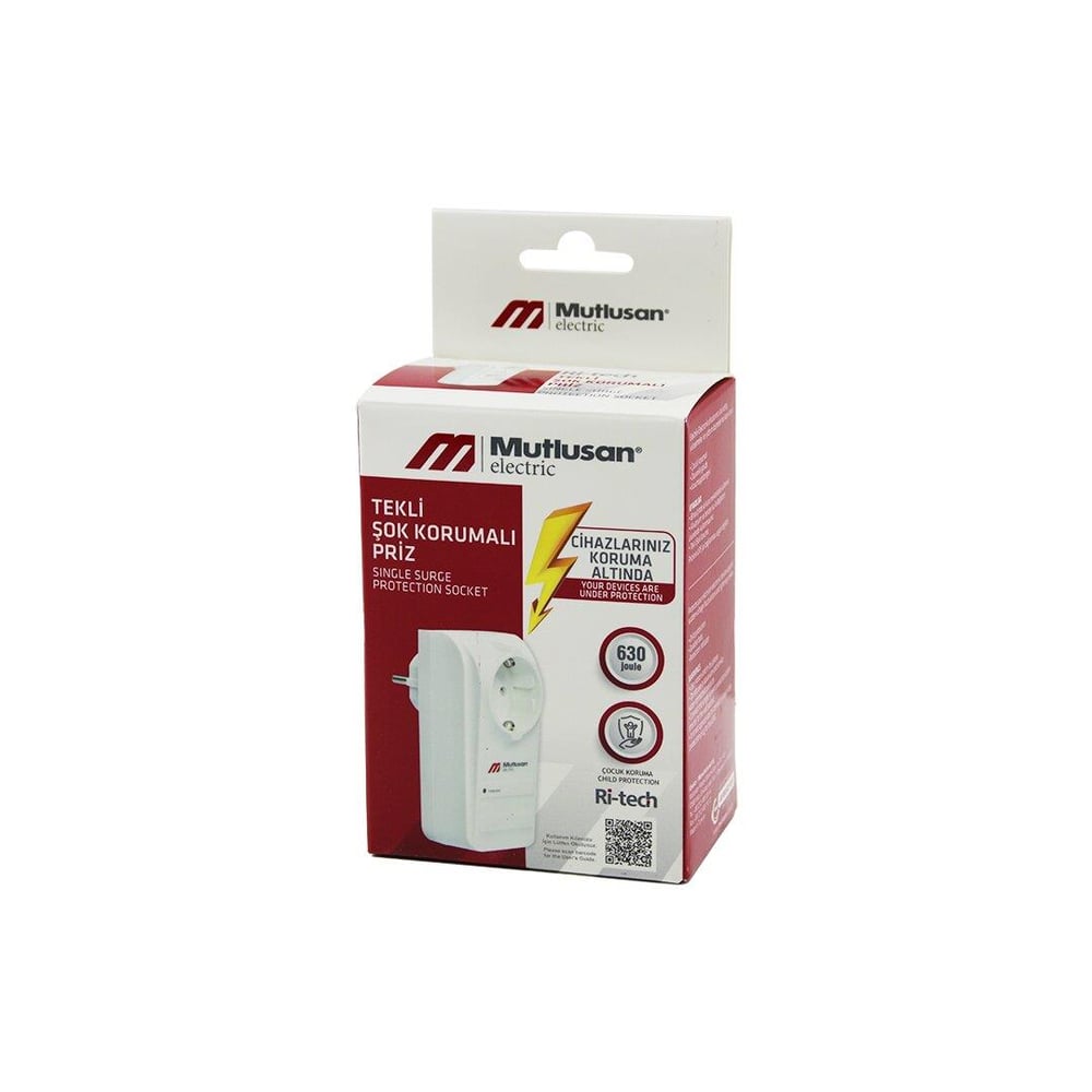 TEKLİ ŞOK KORUMALI PRİZ GOLYAT Rİ-TECH-001 (3936)