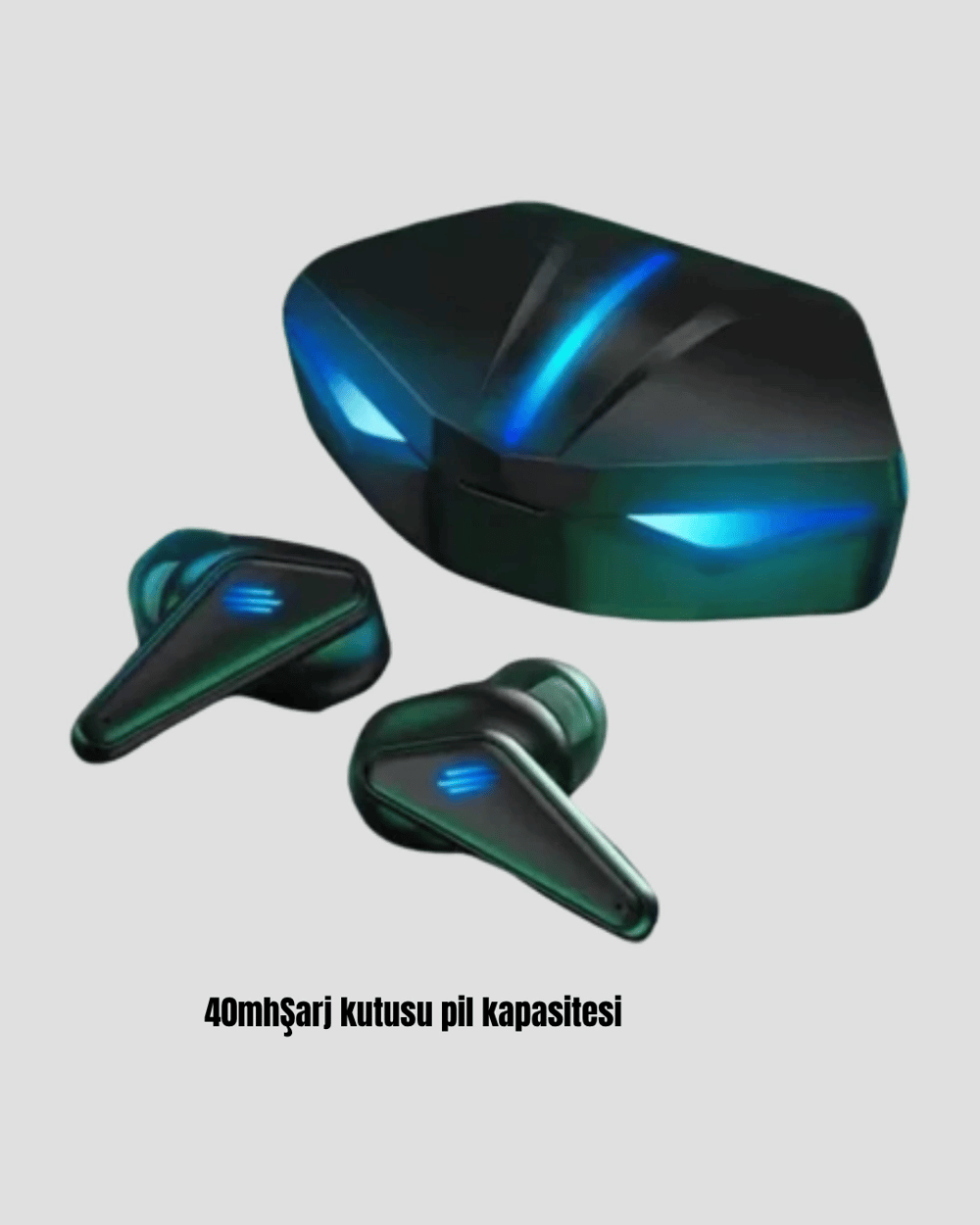 Tam Kablosuz Oyuncu Kulaklığı 5.0 Bluetooth LED Kontrollü Yeni Nesil