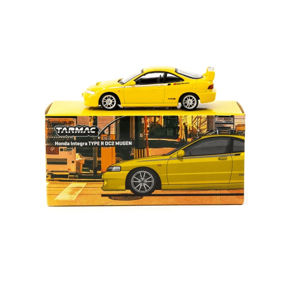 Eco Lounge 1/64 Honda Integra TYPE R DC2 MUGEN Sunlight Yellow