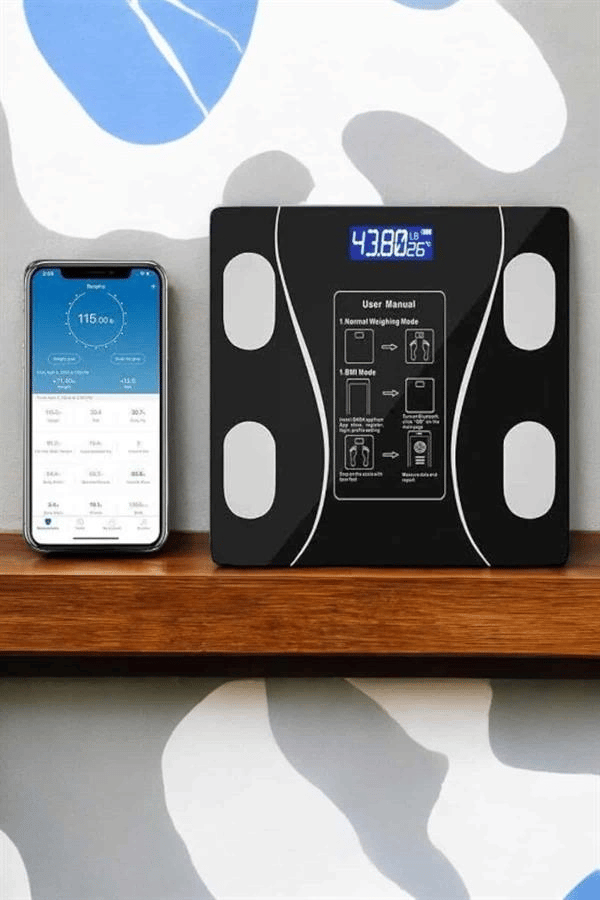 Tartı Baskül Dijital Elektronik Tartı Vücut Analiz Wifi Akıllı Yağ Ölçer