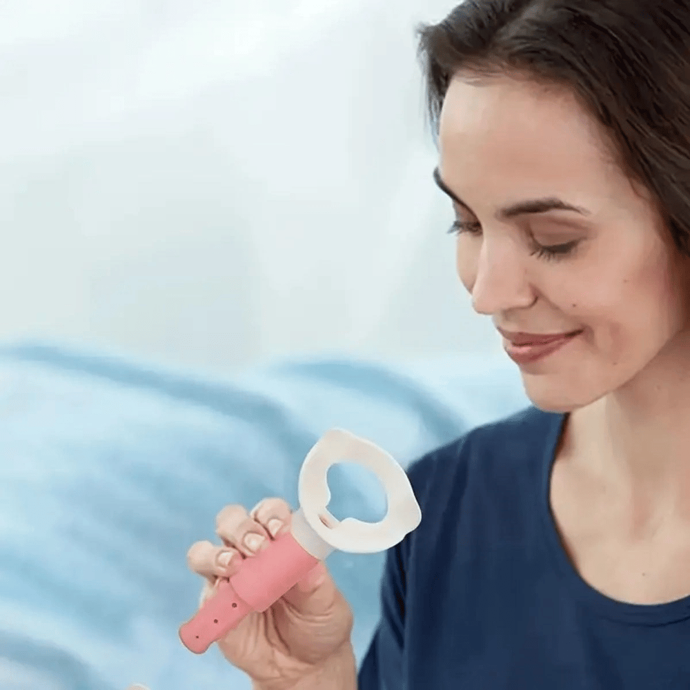 Taşınabilir Karın Kası Çalıştırıcı Solunum Egzersiz Eğitmeni Nefes Egzersiz Aparatı Bx40
