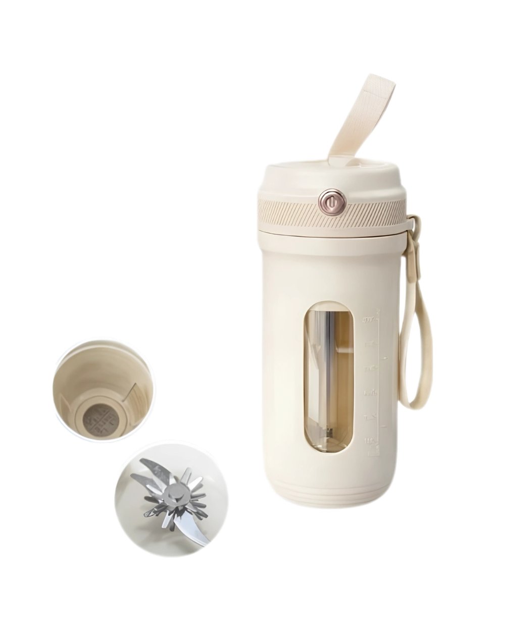 Taşınabilir Şarjlı Blender Smoothie ve Buz Kırıcı Özellikli 350 ML