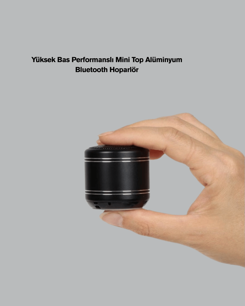 Taşınabilir Silindir Tasarım Bluetooth 5.0 Hoparlör Yüksek Bas Performanslı Yeni Nesil
