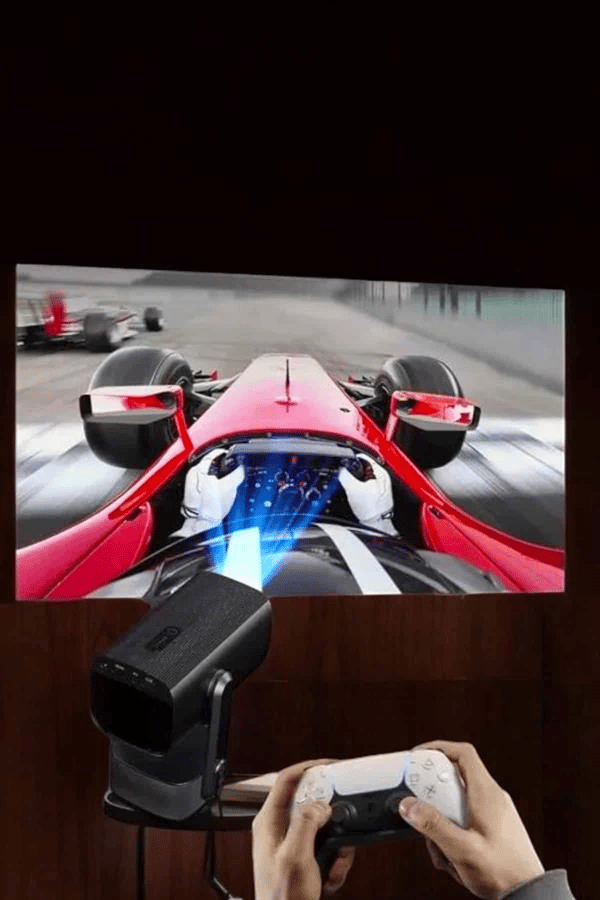 Taşınabilir Sinema Oyun Projektörü Akıllı Projeksiyon Android 11
