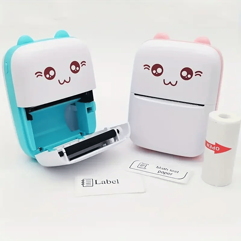 Taşınabilir Yazıcı, Mini Cep Kablosuz Termal Yazıcı Android İos Akıllı Telefonlar İçin Uygun, Bt Mürekkepsiz Baskı, Etiketler, Fişler, Fotoğraflar, Notlar, Öğrenme Bx40