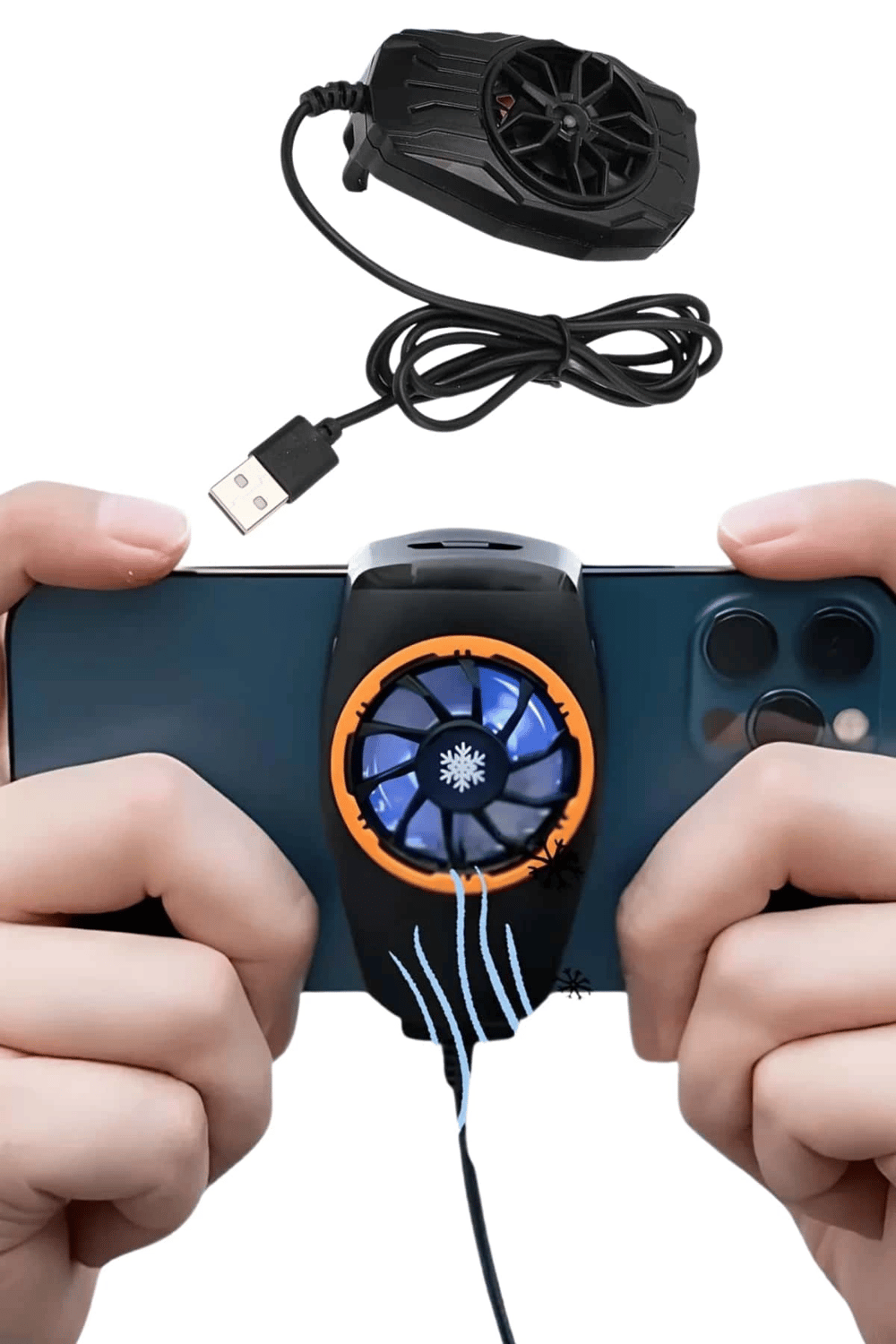 Telefonu Soğutma Fanı Radyatör Mobil Cihazlara Uyumlu Soğutucu