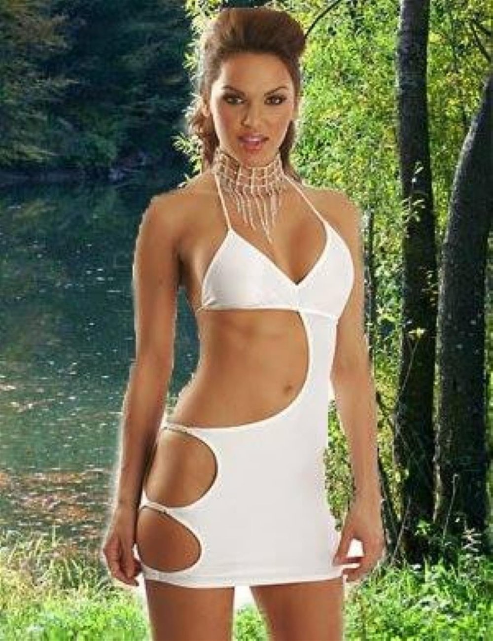 Terry Pau TP060785 Dekolteli Seksi Elbise