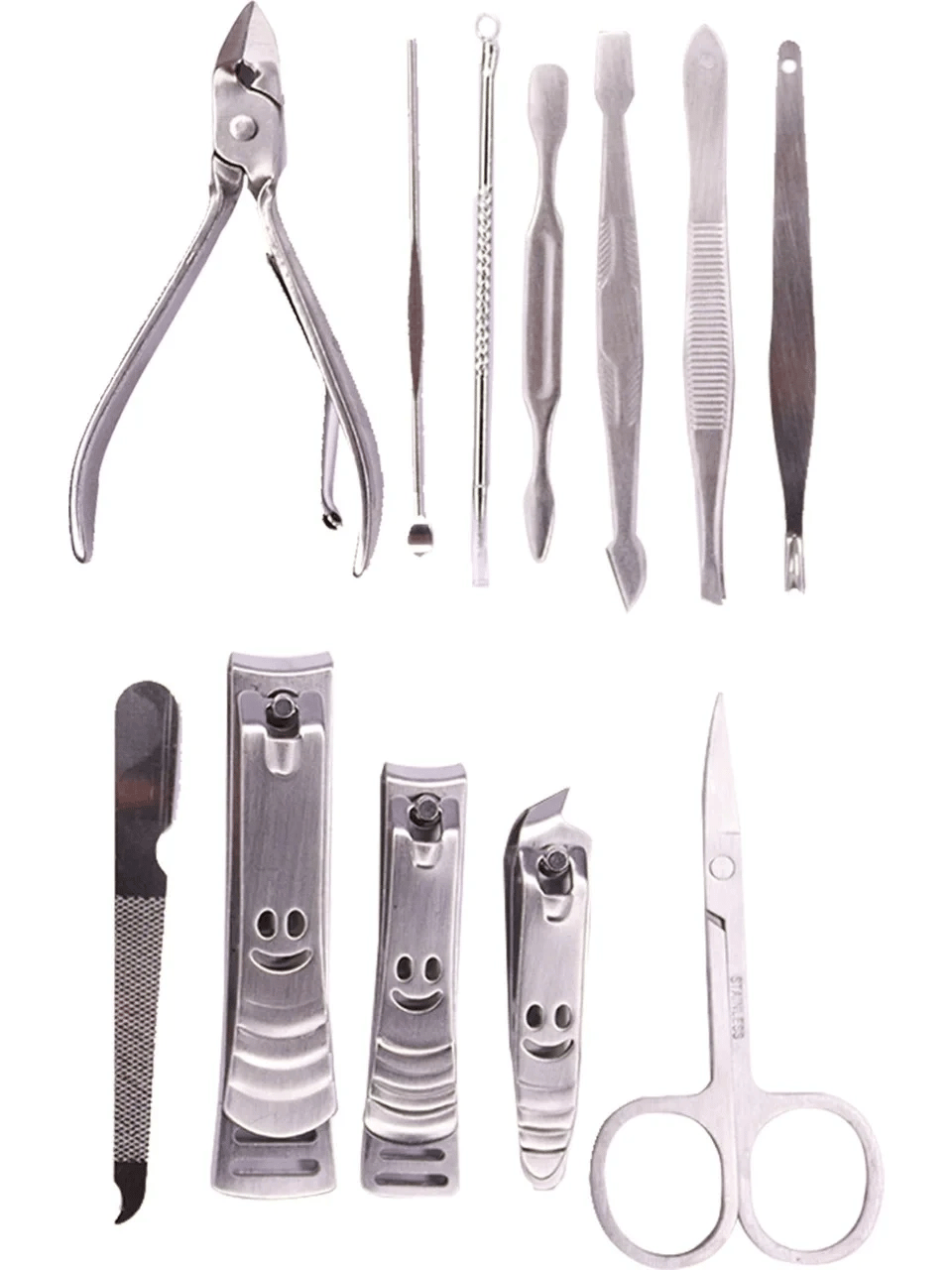 Tırnak Makası Tırnak Bakım Seti Deri Çantalı 12 Parça Set Bx40