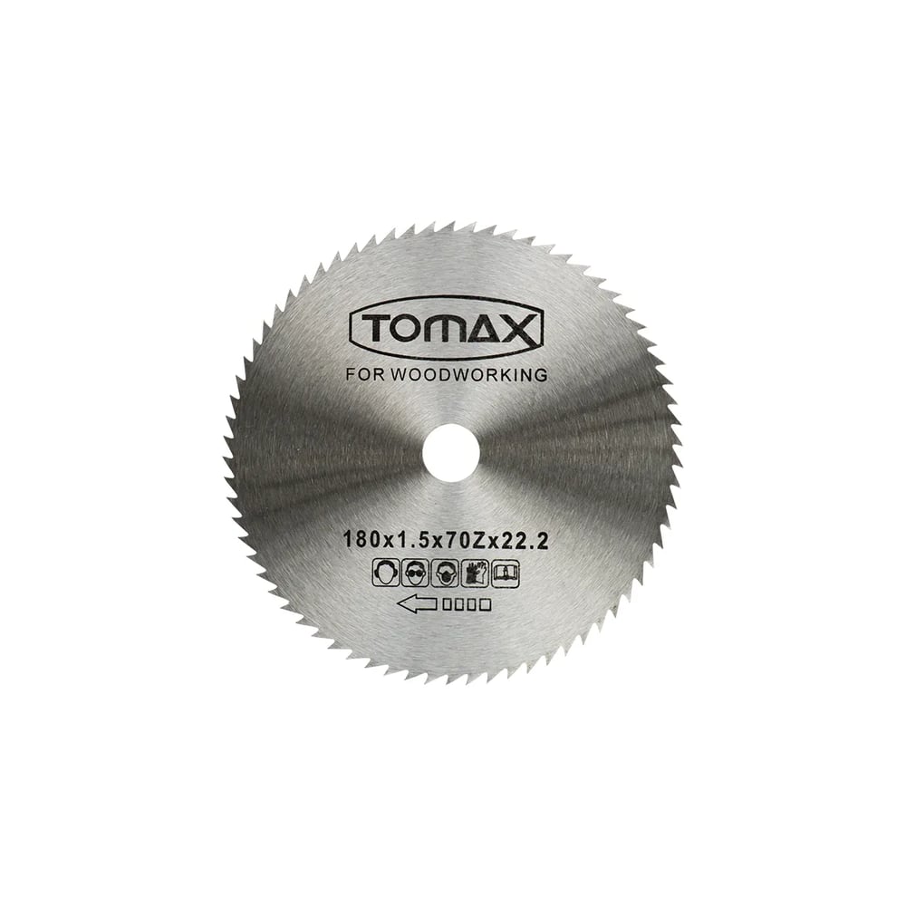 Tomax Ağaç Daire Testeresi (elmassız) 115x1,2 Diş 80z