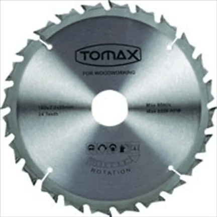 Tomax Sunta Kesme Testeresi (elmaslı) 130/1,6 20 Göbek 24 T Diş