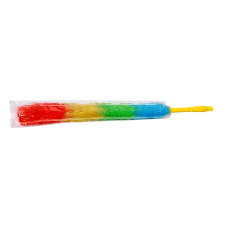 Yumuşak Lifli Peluş Toz Alma Fırçası - Renkli Püsküllü 1 Adet Ev Temizlik Aparatı BX-313585