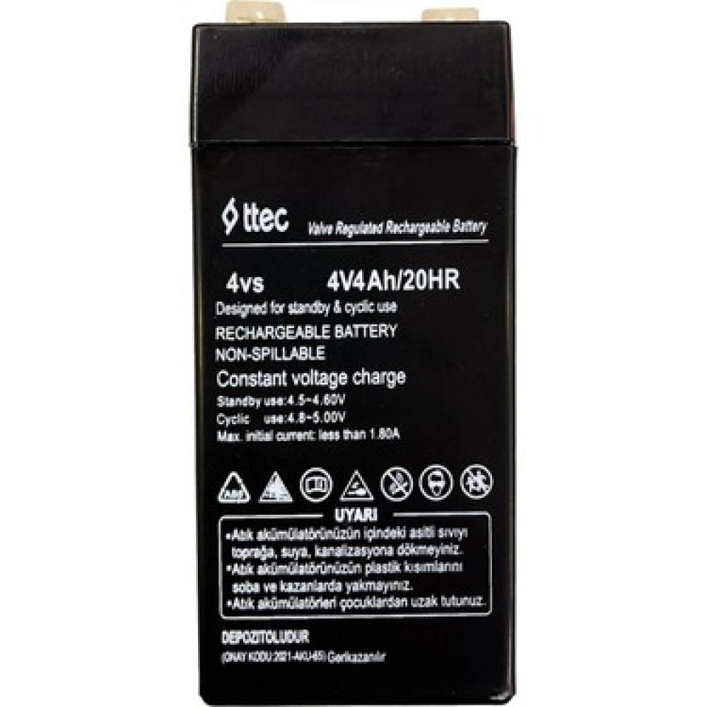 Ttec 4v 4 Ah Kuru Bakımsız Akü