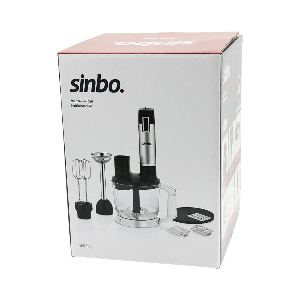 Turbo Multi Blender Seti Doğrayıcı- Mikser- Blender Rende Dilim Diskleri 300w 2lt Hazne Shb-3186 Bx40