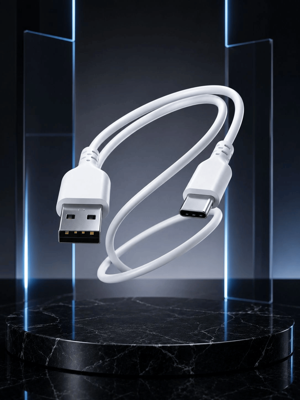 USB-A to Type-C Şarj Kablosu 2 Metre Uzun Kablo