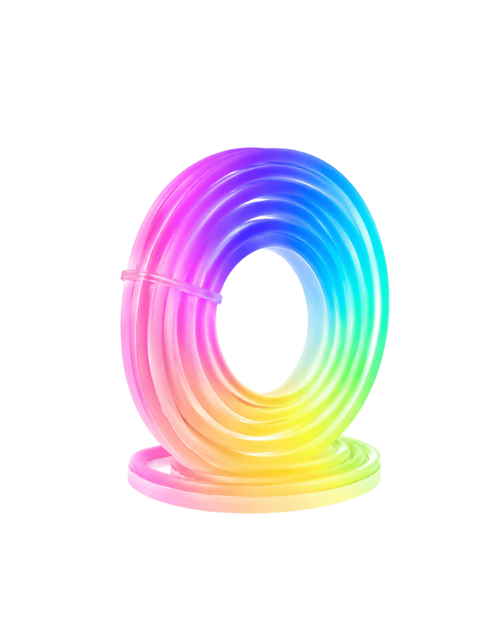 USB Girişli RGB Neon Şerit Led TV Oda Masa Dekor Işığı