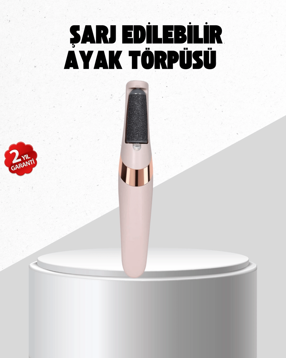 USB Şarjlı Ayak Törpüsü Nasır Temizleyici Elektrikli