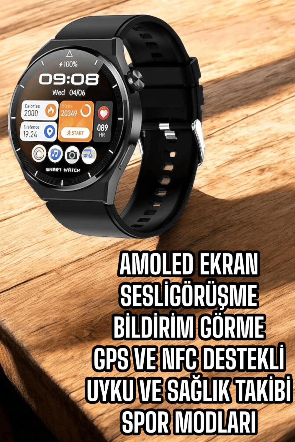 Ucuz ve Kaliteli Yeni Nesil Bluetooth Bağlantılı Akıllı Saat
