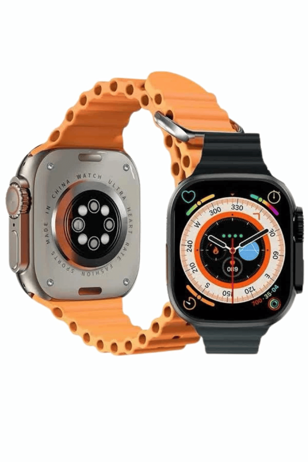 Ultra Akıllı Saat 49 Mm Çift Kordonlu Arama Cevaplama Bluetooth Bağlantılı