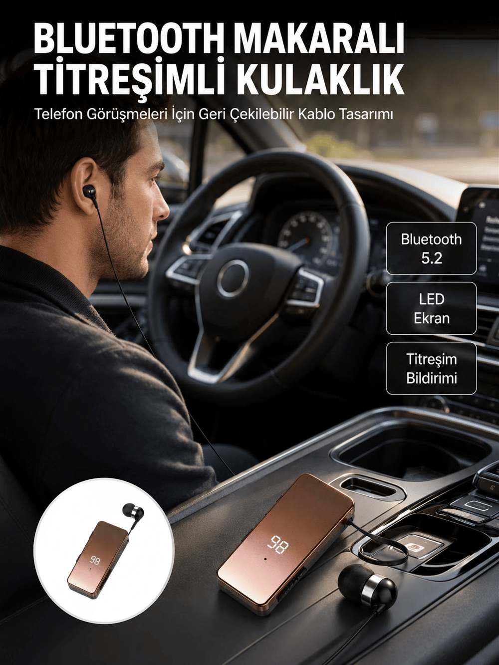 Ultra Hızlı Şarj Özellikli Type-C Bluetooth Kulaklık – 10 Dakikada %50 Şarj, 20 Dakikada Tam Dolum Yeni Nesil
