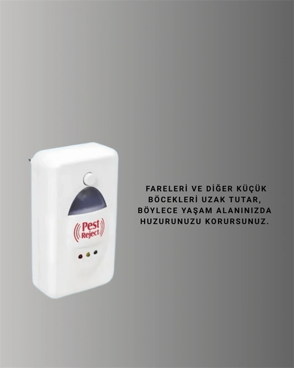 Ultrasonik Ses Dalgalarıyla Kimyasalsız Fare ve Böcek Kovucu Cihaz