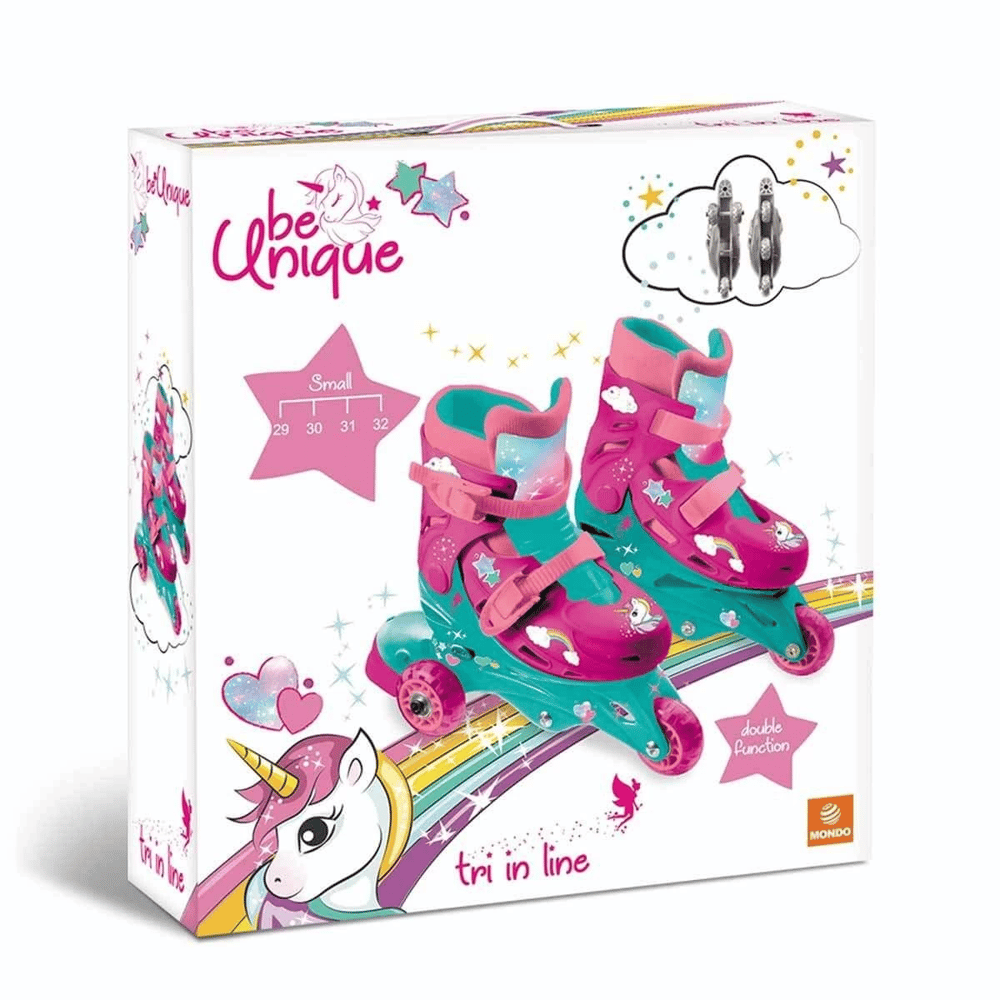 Unicorn Desenli Inline 3 Tekerlekli Paten - S01028513