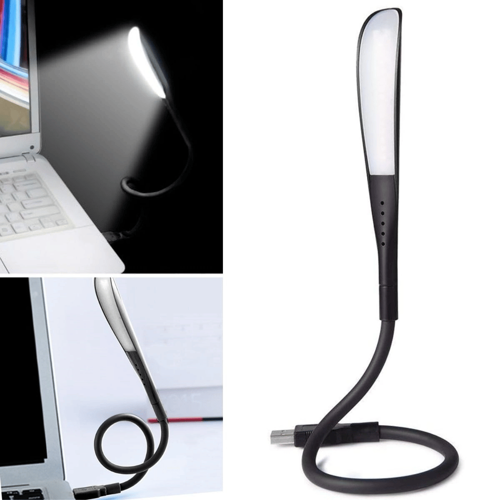 Usb Girişli 14 Ledli 3 Kademeli Dokunmatik Masa/kitap Okuma Lambası Ledi Siyah Bx40
