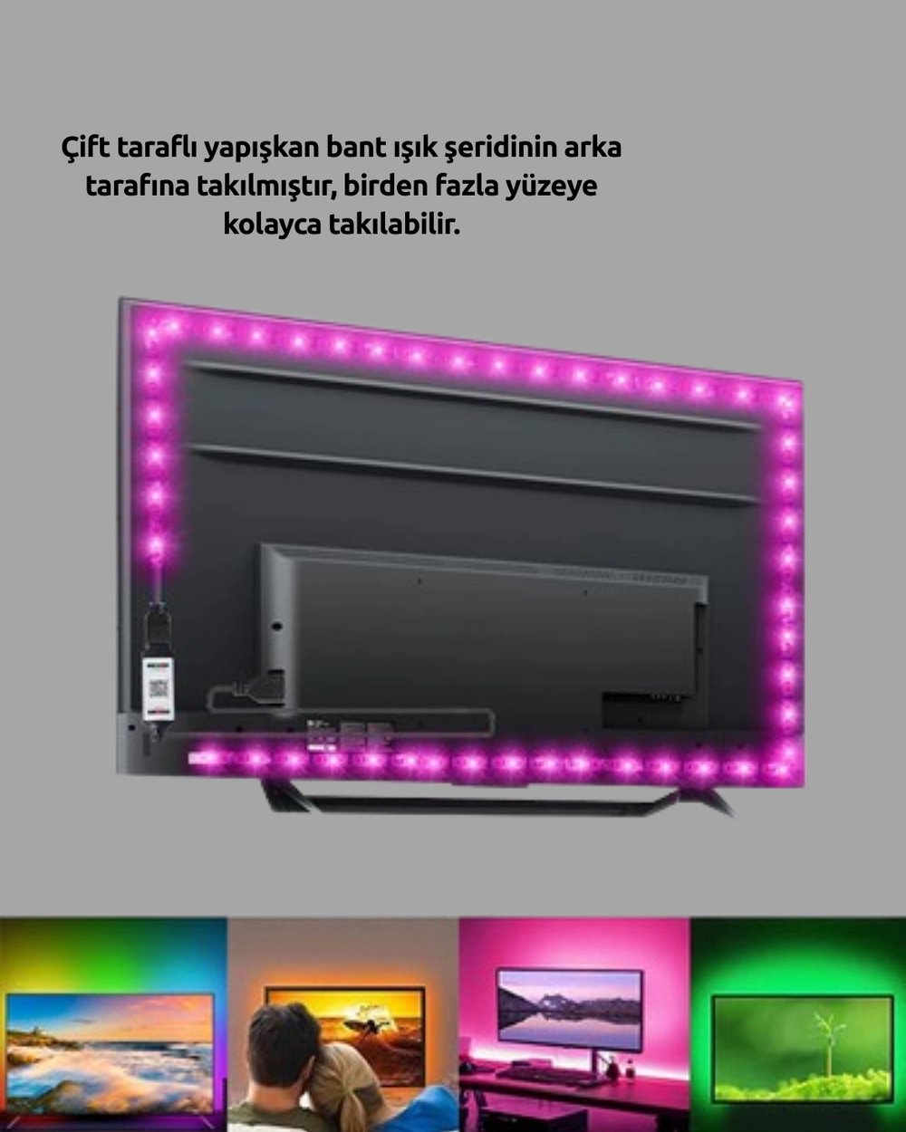 Uzaktan Kumandalı LED TV Arka Işık Şeridi Yeni Nesil