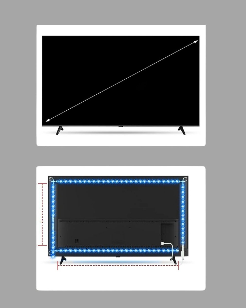Uzaktan Kumandalı LED TV Arka Işık Şeridi Yeni Nesil