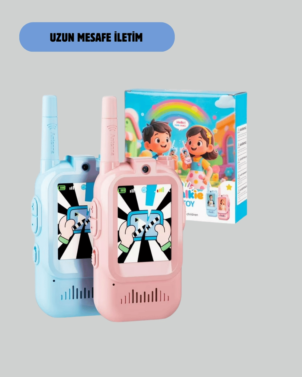 Uzun Menzilli Video Walkie Talkie Eğitici ve Eğlenceli Oyuncak