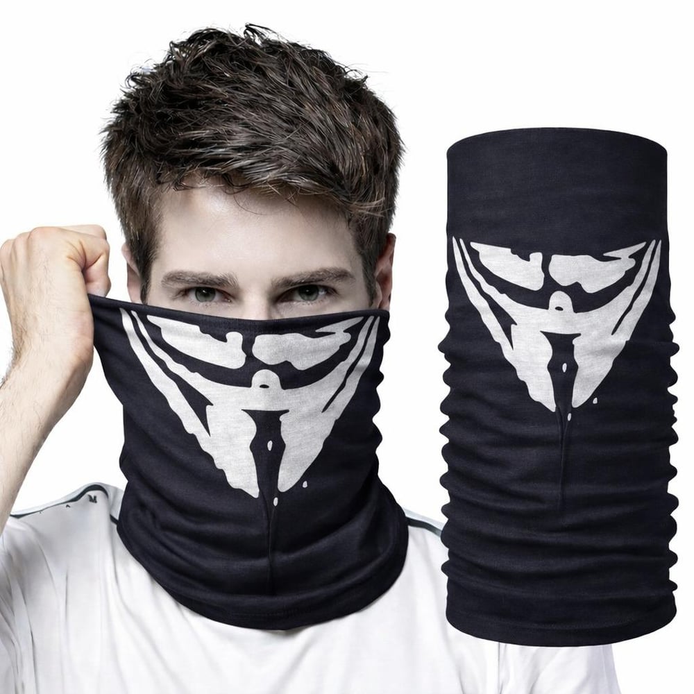 Vendetta Maskesi Desenli Baf Bandana – Çok Amaçlı Yüz Boyunluk Bandana 4 No (3936)