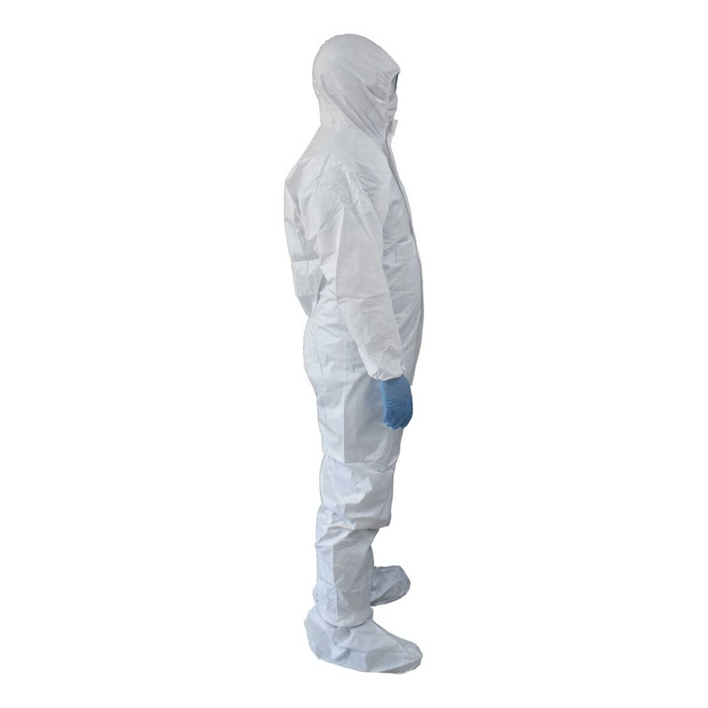 Vento Xl Guard Koruyucu Tulum Beyaz - Hafif - Non-woven Kumaş Boy: 179-187cm - Göğüs: 108-115cm Bx40