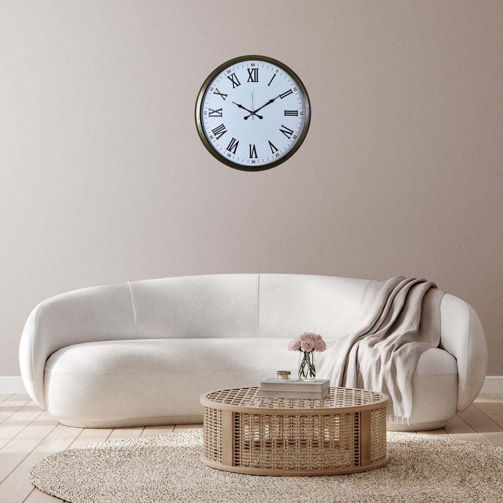 Vintage Roma 52 x 52 Cm Duvar Saati