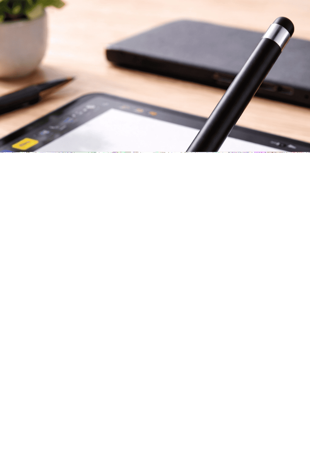 Vivo Y16 Uyumlu Dokunmatik Stylus Kalem Disk Uçlu Hassas Tablet Telefon Çizim Kalemi