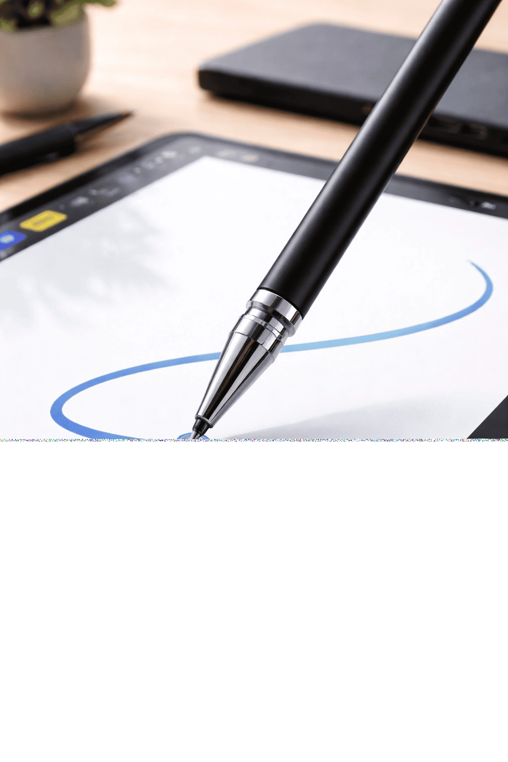 Vivo Y21 Uyumlu Dokunmatik Stylus Kalem Disk Uçlu Hassas Tablet Telefon Çizim Kalemi