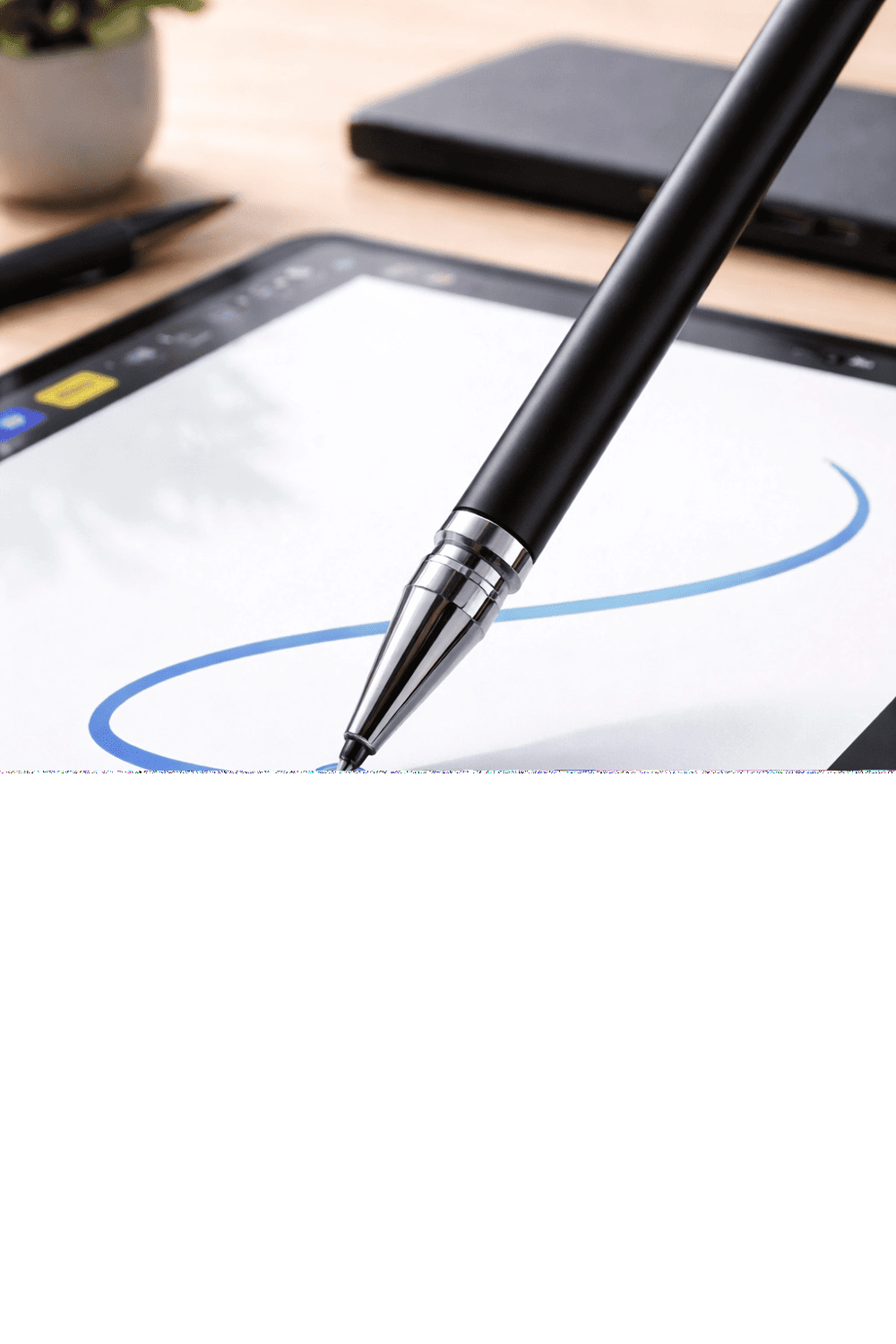 Vivo Y70 Uyumlu Dokunmatik Stylus Kalem Disk Uçlu Hassas Tablet Telefon Çizim Kalemi
