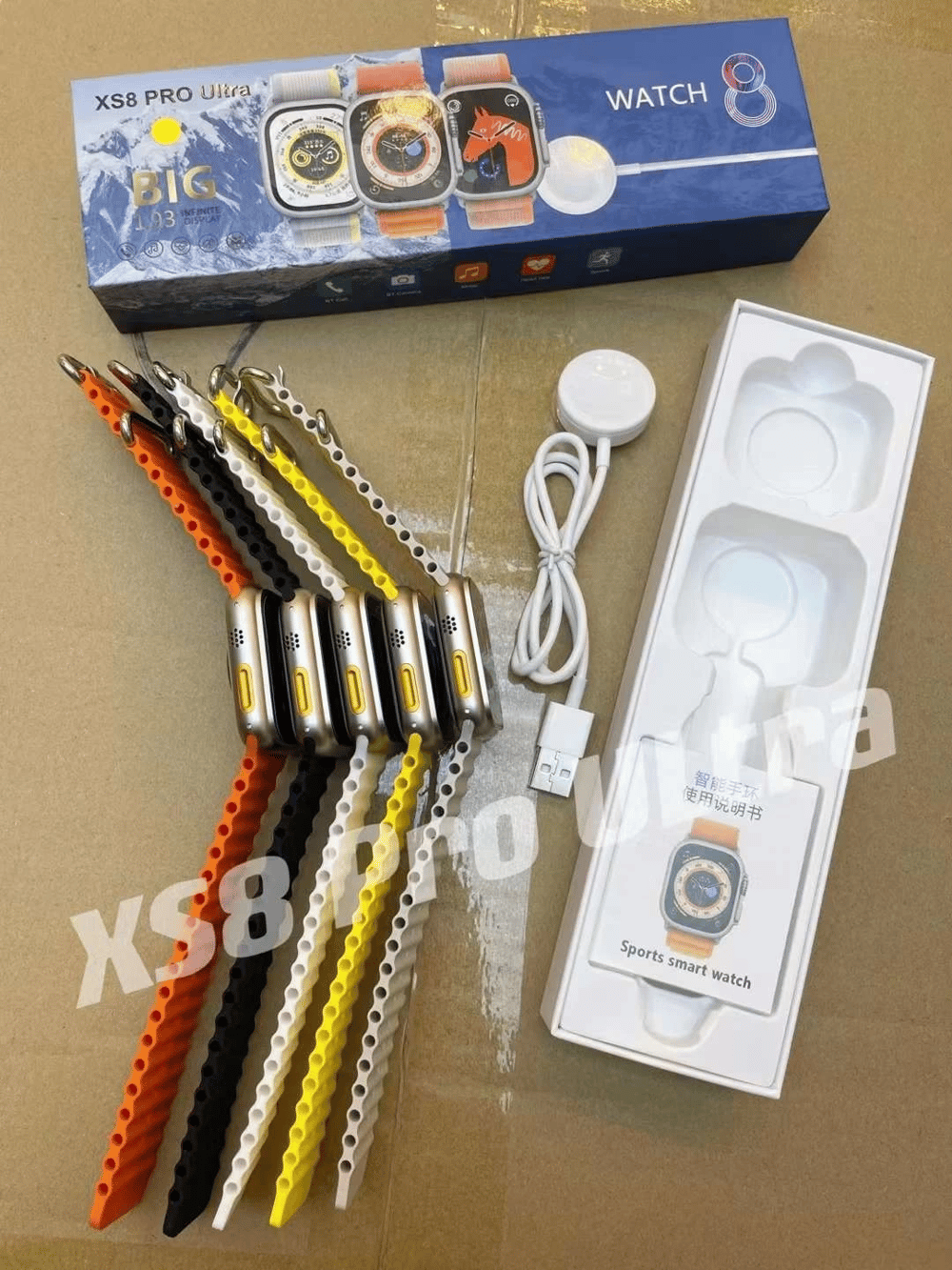 Watch 8 Akıllı Saat Xs8 Pro - Bluetooth, Su Geçirmezlik, Kablosuz Şarj