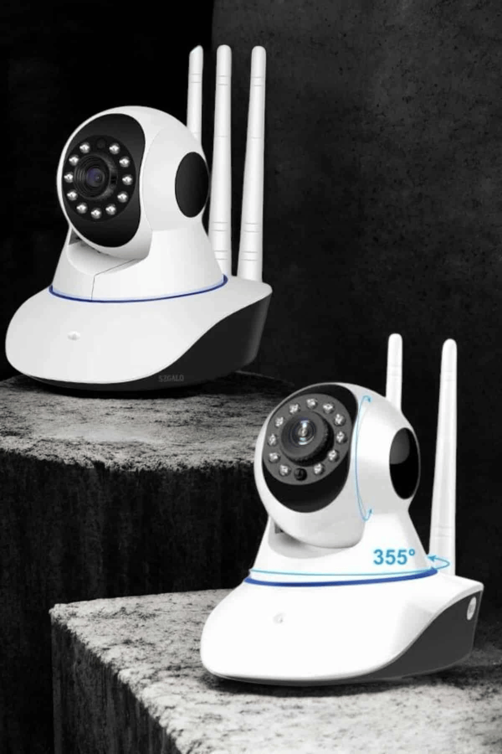 Wifi Kamerası Çift Yönlü Bebek Güvenlik Kamerası Gece Görüşlü
