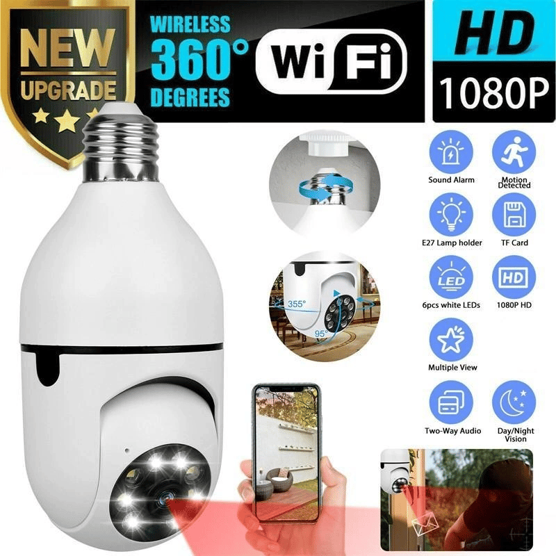 Wifi Panoramik Kamera 360 Derece Kablosuz Kamera Bx40