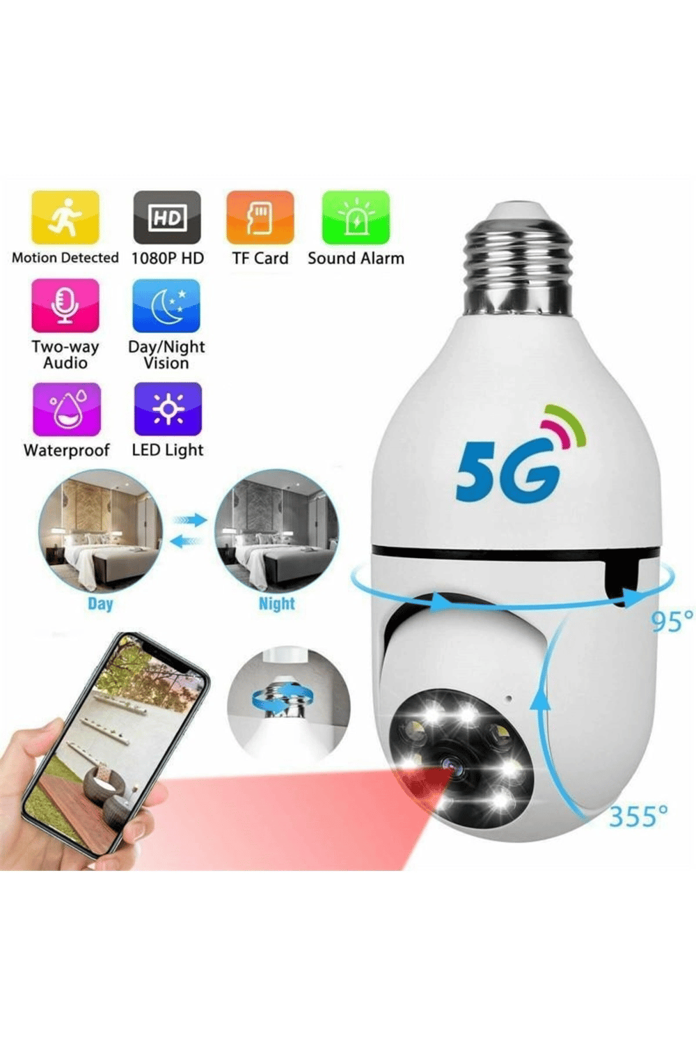 Wifi Panoramik Kamera 360 Derece Kablosuz Kamera Bx40